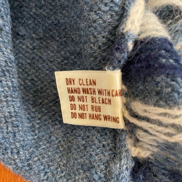 Vintage Westmoreland Knitwear Wool Sweater Vest Sheep Clouds Trees - Picture 4 of 8